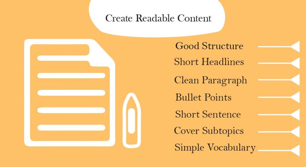 Create Readable content for SEO Copywriting